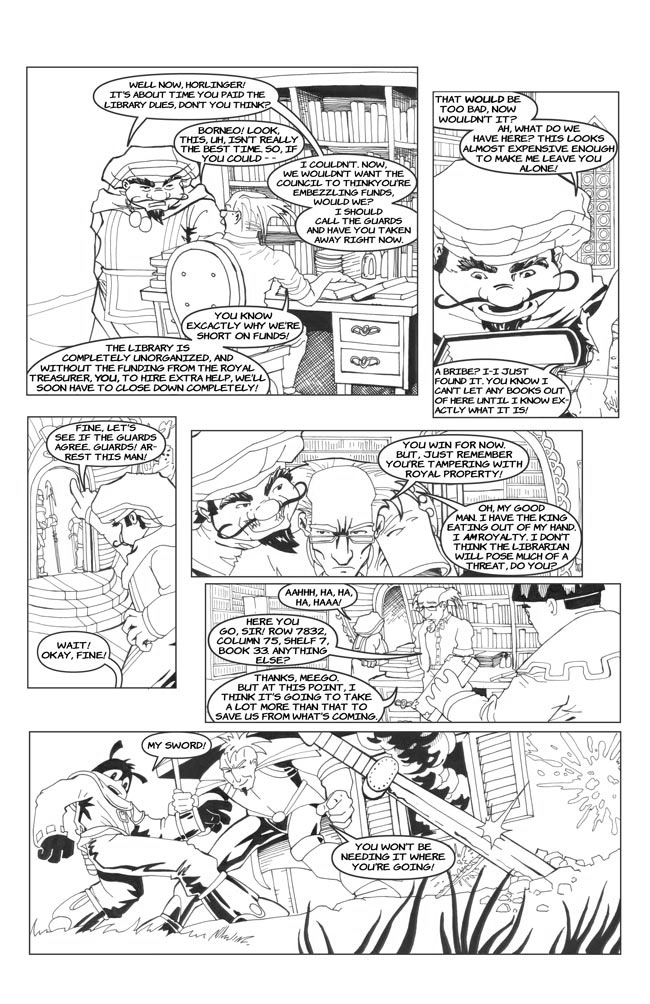 borneo, fantasy comics online, horlinger, palace, fantasy graphic novel